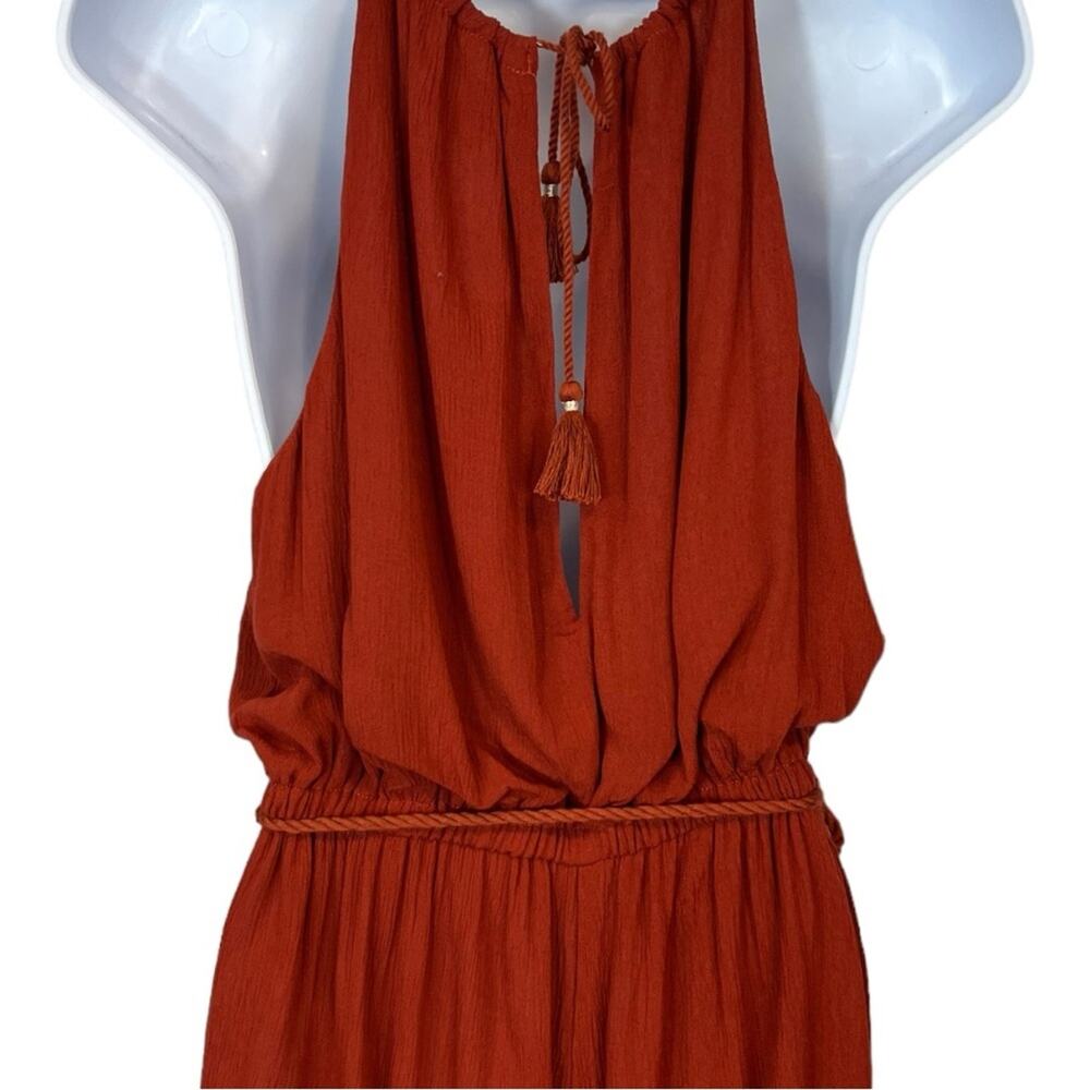 Anthropology Elevenses Burnt Orange North Beach Jumpsuit NWT - Picture 13 of 16